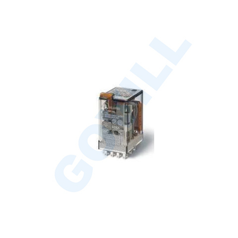 Finder miniatűr ipari relé, 4 váltóé, 7A